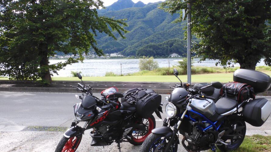 台風の中の長野バイク旅①